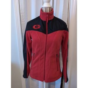 Columbia Georgia‎ Bulldogs Women's Full Zip Fleece Jacket Logo Mock Neck Small